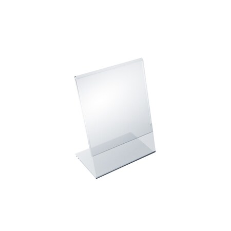 Azar Displays 3.5"W x 5"H Angled Sign Holder, PK10 112731